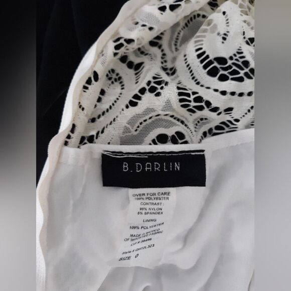 B. Darlin lace top romper - Picture 3 of 5